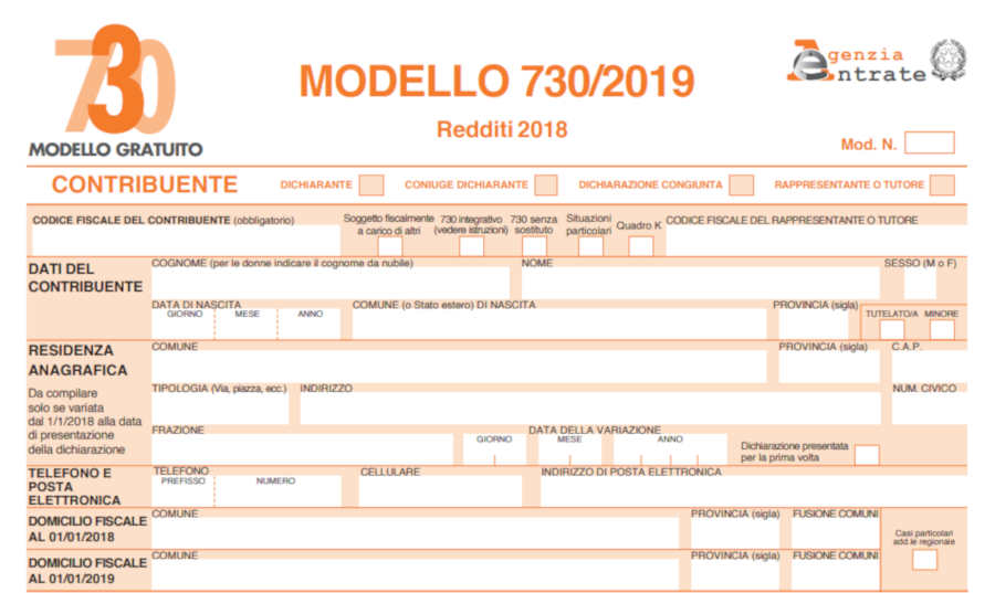 730 precompilato scarica